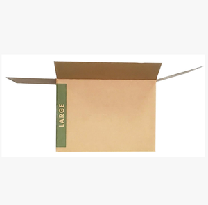 Boîtes de déménagement en <span class=keywords><strong>carton</strong></span> ondulé recyclé de haute qualité, jetables, couleur or, finition mate, laminage mat, gaufrage, brun moyen - Product Image 5