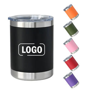 Custom Logo 10oz Insulated Stainless Steel Travel Mug with Handle and Lid Wholesale Double Wall Thermal <b>Coffee</b> Cup for Home Kitc - Product Image 5