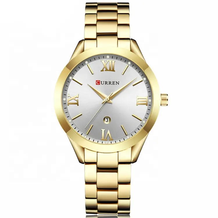 CURREN 9007 Watch For Ladies Stainless Steel Women's Bracelet Watch Female Clock Ladies Clock Multi Functional Women Watches