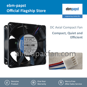 พัดลมระบายความร้อนแบบแกนสำหรับเซิร์ฟเวอร์ ebmpapst 3218J/2H4P 9238 ขนาด 92x92x38 มม. 48V 3.8A 165CFM 50W 73dBA 13000RPM พร้อมโมดูลขับเคลื่อนพลังงาน - Product Image 2