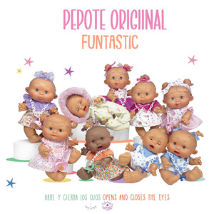 Vendita calda fatta In spagna Muneca Pepote originale Funtastic 8 Ud bambini a buon mercato bambina bambola giocattolo - Product Image 2