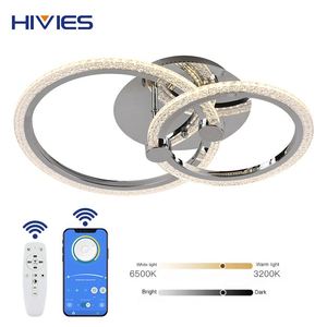 Hayvis fabricant de plafonnier moderne personnalisé lumière ronde intérieur chambre salon salle à manger 280w Led Smart Home lampe - Product Image 5