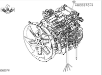 YA00023711RM Ensemble moteur Hitachi 4HK1 d'origine pour excavatrice ZX240-5A ZX250-5A ZX260-5A