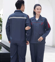 Vêtements de travail personnalisables, respirants, en coton, unisexes, à manches longues, pour la construction, l'usine