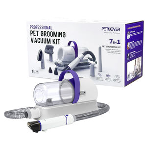 Elegante cortadora eléctrica de pelo gris para mascotas con herramientas de aseo 7 en 1 para AllinOne Care - Product Image 5