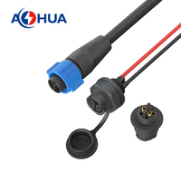 AOHUA Prise femelle à montage sur panneau LED K20 2 ~ 5Pin 10A 20A 35A Connecteur rapide autobloquant Connecteurs de câble d'assemblage mâle femelle