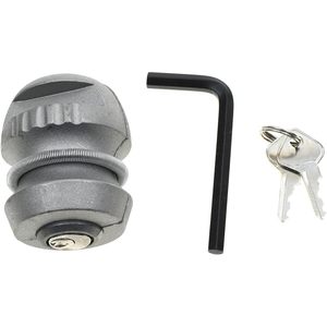 Cerradura de bola de remolque Tertioi de 2 pulgadas, pasador de seguridad de acero con llaves y llave Allen para protección antirrobo de caravanas - Product Image 1