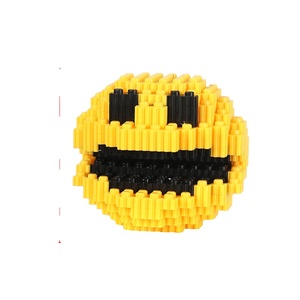 Juego de juguetes educativos de animales para niños, bloque de construcción DIY Popular, modelo de juguete de plástico colorido y divertido - Product Image 1