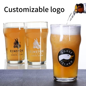Vasos de Vidrio EIPP, Gran Venta, con Logotipo y Empaque Personalizados, Vasos de <span class=keywords><strong>Cerveza</strong></span> de 16oz y 20oz para Hoteles, Restaurantes y Cervecerías Artesanales - Product Image 4