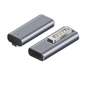 באיכות גבוהה מגנטי USB C מתאם סוג C כדי Magsaf * 2 /DC5521 כדי Magsaf1 מחבר פ"ד טעינה מהירה מתאם עבור ה-macbook Air/Pro