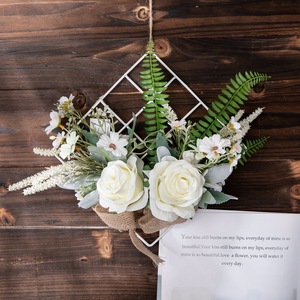 CallaFloral Bouquet de roses artificielles à suspendre pour décoration murale, mariage et maison CF01203 - Product Image 2