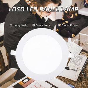 Plafonnier LED ultra-fin pour la maison, le bureau, l'hôtel, installation facile, éclairage encastré carré moderne, corps en aluminium, IP44 - Product Image 2
