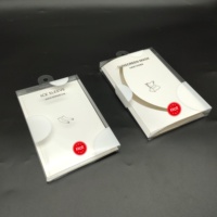 Boîte de cube transparente carrée en PET de haute qualité pour emballage de parfum et de perruque avec trou de suspension et trou d'avion à faible coût