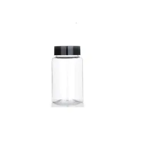 Food Grade Clear Capsule Container Transparent Plastic Pill Bottle