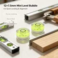 Niveau à bulle circulaire universel de 12 mm, niveau à bulle rond avec dos adhésif pour équipement OEM