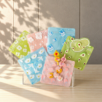 Sacs refermables à fermeture éclair personnalisés, sacs d'emballage alimentaire mignons de petite taille en PET+CPP pour biscuits, collations et accessoires