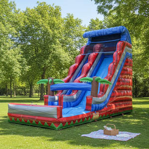 Estimulante Inflável <span class=keywords><strong>Slip</strong></span> e Slide Multi-lane Enormes Water <span class=keywords><strong>Slides</strong></span> Inflável para Adultos Inflável Backyard Water Park <span class=keywords><strong>Slides</strong></span> - Product Image 4