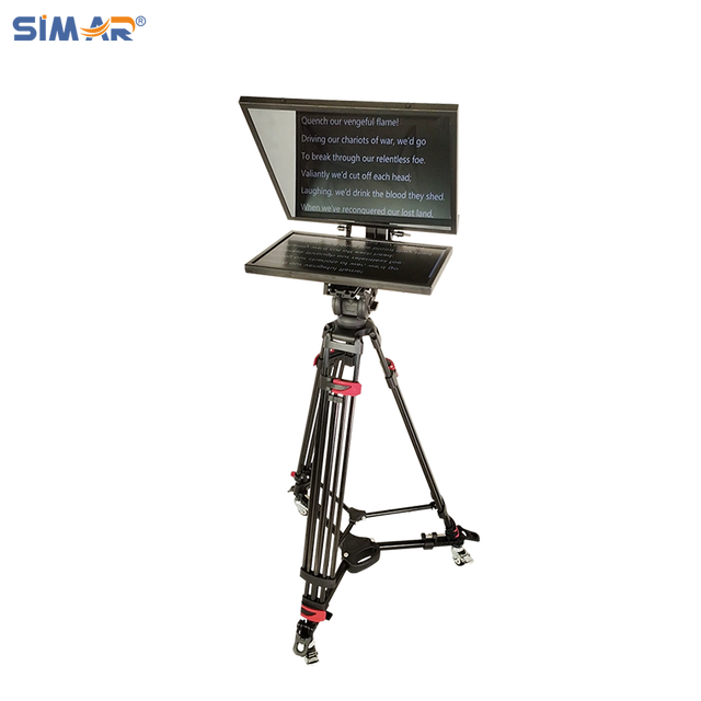 Simar 22" Inclined Design Professional Broadcast Live Stream Conference Teleprompter FHD Display for DSLR Tablet Smartphone