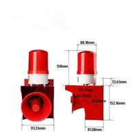 Alarme sonore et visuelle sans fil 20W 315MHz à portée de 1000-5000m, sirène multi-tonalités, directement de l'usine