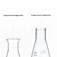 Botol Kerucut Kaca Borosilikat 5ml-10000ml OEM Dapat Disesuaikan Pasokan Grosir