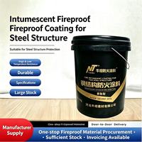 Revêtement ignifuge polyuréthane intumescent à base d'eau 2 heures pour structures en acier et en bois