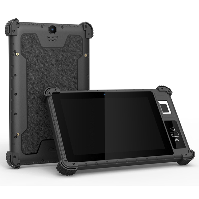 8 Inch Rugged Industrial OS MTK Quad Core 2GB RAM/32GB ROM 4G LTE Fingerprint Optional Android Tablet Pc with NFC Card Reader