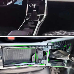 อุปกรณ์ตกแต่งภายในรถยนต์ ABS สำหรับรถยนต์ TOYOTA <span class=keywords><strong>VELOZ</strong></span> ปี 2022-2023 แผงปิดคอนโซลกลางเกียร์ กล่องเก็บของ ป้องกันรอยขีดข่วน - Product Image 3