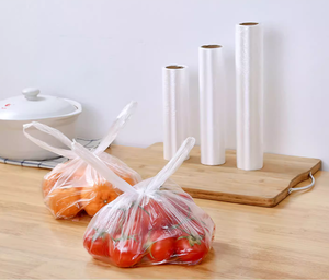 Bolsa de camiseta biodegradable para envasado de alimentos y vegetales - Product Image 4