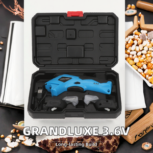 Grandluxe Xách Tay 3.6V Kéo Điện Không Dây Vải & Vải Máy Cắt Với Hộp Nhựa Set New Kéo Điện - Product Image 3