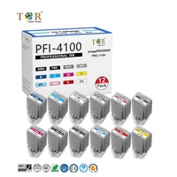 Pigment compatible Tiger Roar PFI-4100 pour cartouche d'imprimante photo ImagePROGRAF PRO-1100 - Cartouche complète 80 ml, rendement ISO