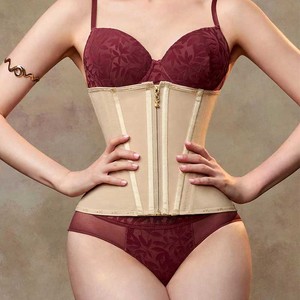 Fajas Colombianas <span class=keywords><strong>Latex</strong></span> Waist Trainer Double Compression Shaper Tummy Control Slimming Sheath Flat Belly 13 Steel Bone Belt - Product Image 4