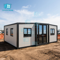 Maisons conteneurs extensibles à vendre, fournisseur chinois, maisons modulaires détachables avec salle de bain, cuisine et salon