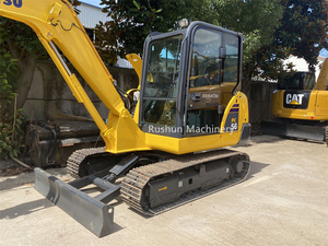 Sử dụng KOMATSU pc56 Máy xúc với lưỡi nhỏ cũ Máy 5ton thủy lực Crawler <span class=keywords><strong>backhoe</strong></span> <span class=keywords><strong>Digger</strong></span> - Product Image 4