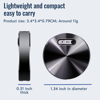 Enregistreur audio caché dans la conception élégante de collier U Disk Long Battery pour un usage personnel et professionnel