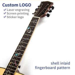 Acoustic Guitar 6 <b>Strings</b> Wood Body Lacquered Fretboard Mahogany Neck for Music Lovers - Product Image 6