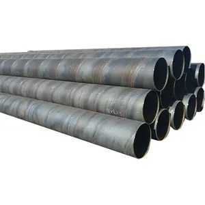Yapı malzemesi Ms çelik ERW karbon ASTM A53 siyah demir boru kaynaklı sch40 KAYNAKSIZ ÇELİK BORU 14 inç karbon çelik boru