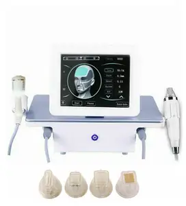 Máquina de facelift portátil popular, cartucho RF 10/25/64/nano, martelo frio, removedor de rugas e aperto da pele, ideal para lifting facial