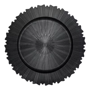 ヨーロッパのレトロなスタイルのプラスチックプレート卸売外国貿易料理プレートホテルの結婚式の宴会ライト高級装飾 - Product Image 3