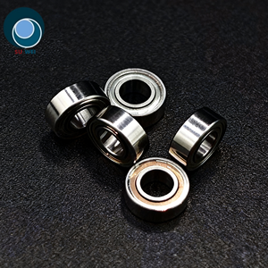 Turbine dentaire SR144zz haute vitesse à roulement unique P4 ABEC-9 3.175x6.35x2.38mm en acier inoxydable et céramique hybride - Product Image 4