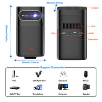 Proyector Full HD 1080P al por Mayor, Proyector Inteligente Android WiFi Portátil, Fabricante de Proyectores de Cine en Casa OEM ODM