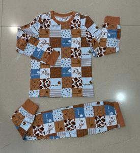 オースティンベラ カスタムキャラクター 竹製ベビー服 キッズベビーパジャマ ジッパー付き服 クリスマス ハロウィン ウェスタン スリーパー 寝間着 - Product Image 2