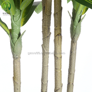 Arbre artificiel en fer forgé brésilien pour aquarium, <span class=keywords><strong>plante</strong></span> verte décorative en plastique avec <span class=keywords><strong>pot</strong></span> en ciment en promotion - Product Image 6