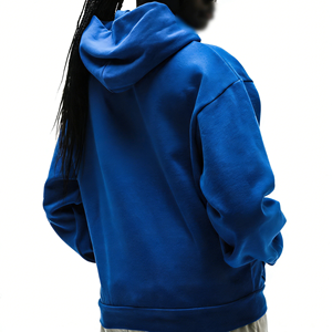 Nouveautés : Sweat à capuche Streetwear pour homme, motif toile esthétique, impression en relief, grammage lourd, 100% coton molletonné, modèle 5 Hoodie - Product Image 6