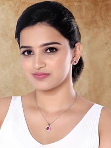 Collier en argent plaqué argent avec diamants américains en forme de larme, tendance, avec boucles d'oreilles assorties, bijoux tendance pour tous les jours - Product Image 6