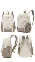 2024 Junior lycée filles sacs à dos Design de mode couleur contrastée sac à dos grande capacité loisirs voyage sac à dos