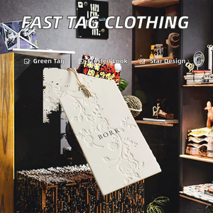 Etiquetas Colgantes Personalizadas <span class=keywords><strong>para</strong></span> Ropa y Bolsas, Etiquetas de Marca <span class=keywords><strong>para</strong></span> Prendas de Vestir de Fijación Rápida, por Fabricante y Proveedor - Product Image 3