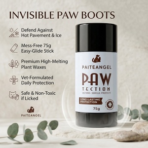 Baume invisible <span class=keywords><strong>pour</strong></span> pattes de <span class=keywords><strong>chien</strong></span> OEM, protection des pattes, cire 75g en stick, défend contre la chaleur du pavé et la neige salée, baume <span class=keywords><strong>pour</strong></span> pattes d'animaux à base de plantes, fabrication en usine - Product Image 1