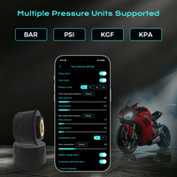 Système de surveillance de la pression des pneus externe avec capteurs Bluetooth TPMS universels BLE5.0 et application mobile