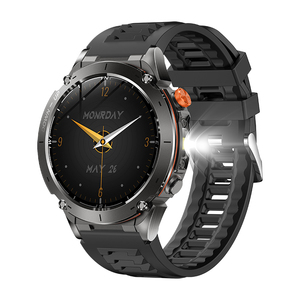 1.43 "forme ronde 3ATM étanche Smartwatch Outdoor Fitness Sport GPS localisation suivi Y101 montre intelligente <span class=keywords><strong>avec</strong></span> écran Amoled - Product Image 1