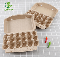 Sumkoka Cartons et boîtes à œufs biodégradables en pulpe renouvelable de haute qualité, écologiques, personnalisables, recyclables, fabriqués en Chine